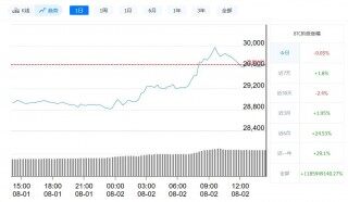 比特币今日最新价格_8月2日比特币价格走势