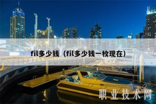fil多少钱(fil多少钱一枚现在)