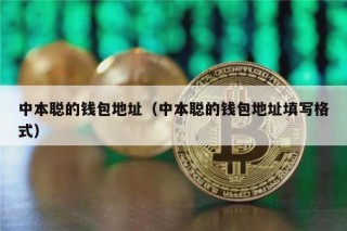 中本聪的钱包地址(中本聪的钱包地址填写格式)