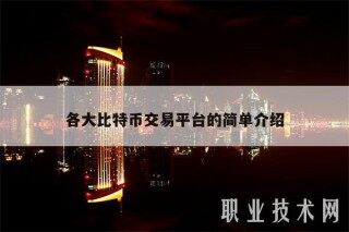 各大比特币交易平台的简单介绍