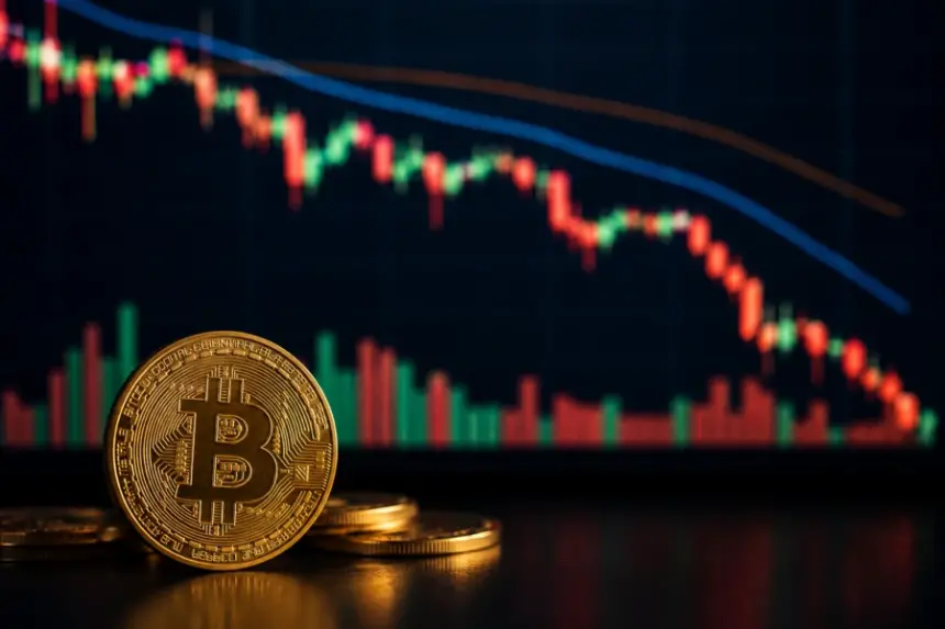 Bitcoin price falls below $77000