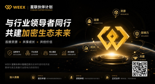 WEEX启动「星联伙伴」计划，携手全球华语Web3生态共建者