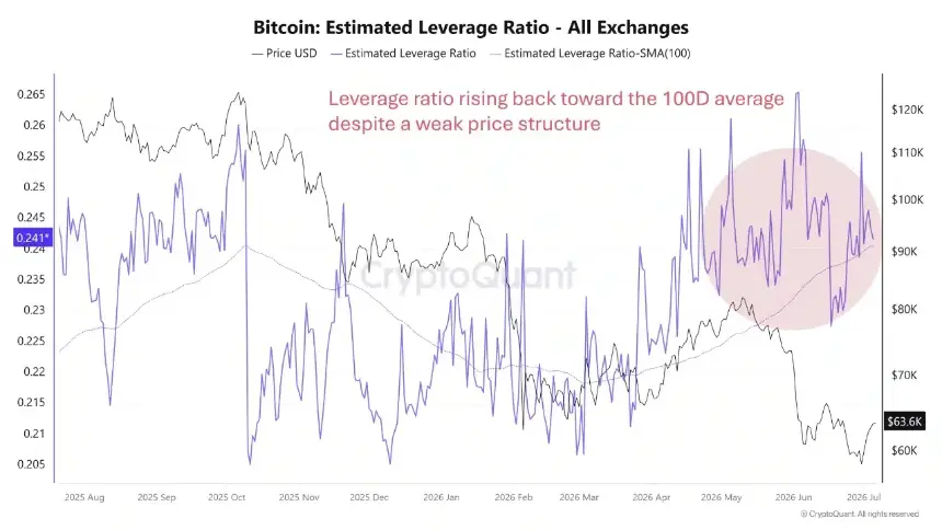 Bitcoin Estimated Leverage